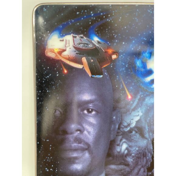 1998 STAR TREK Commemorative Plates Defenders of the Final Frontier Set of (4) - Picture 3 of 9